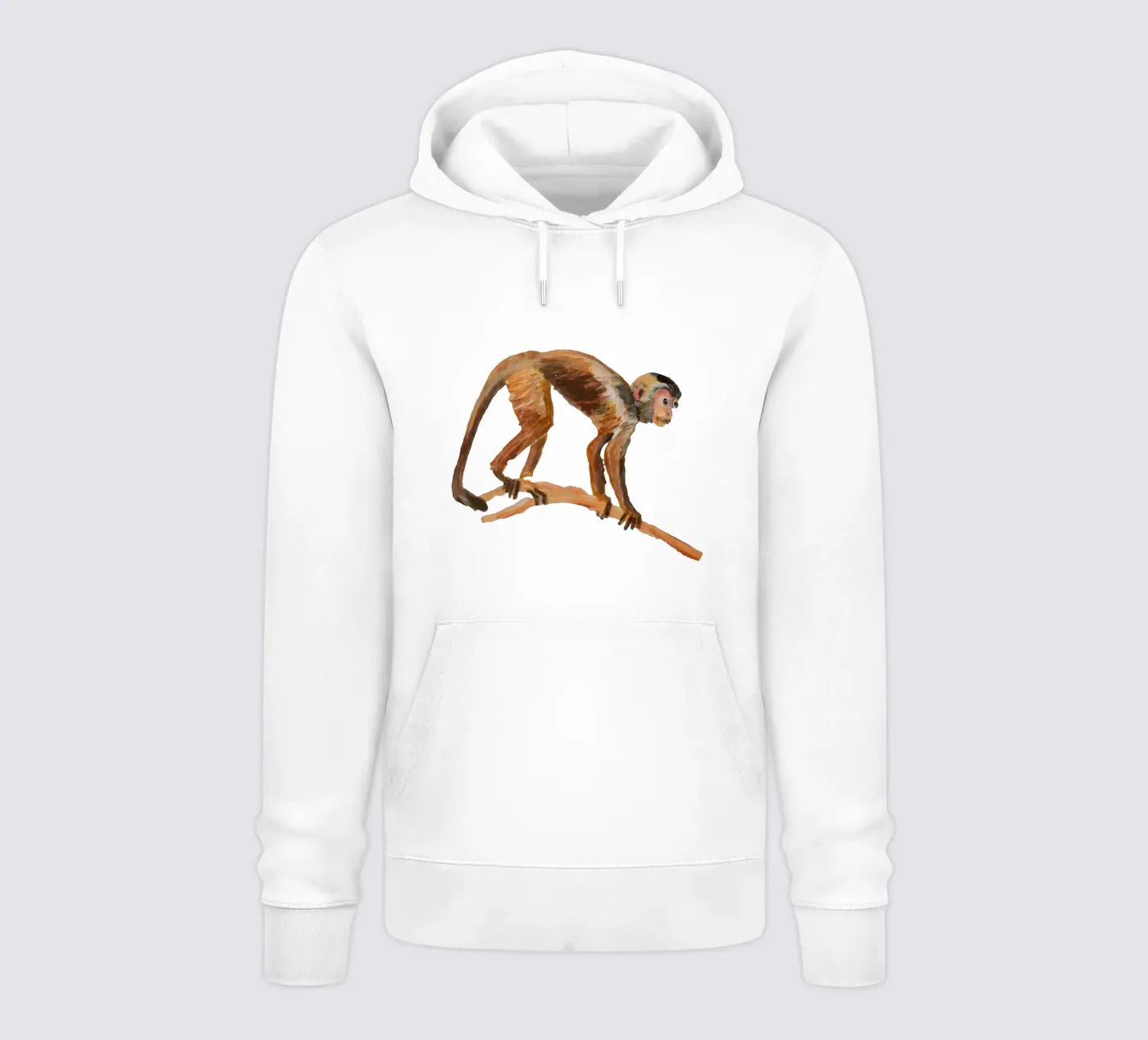Monkey hoodie van Femke Zwaan