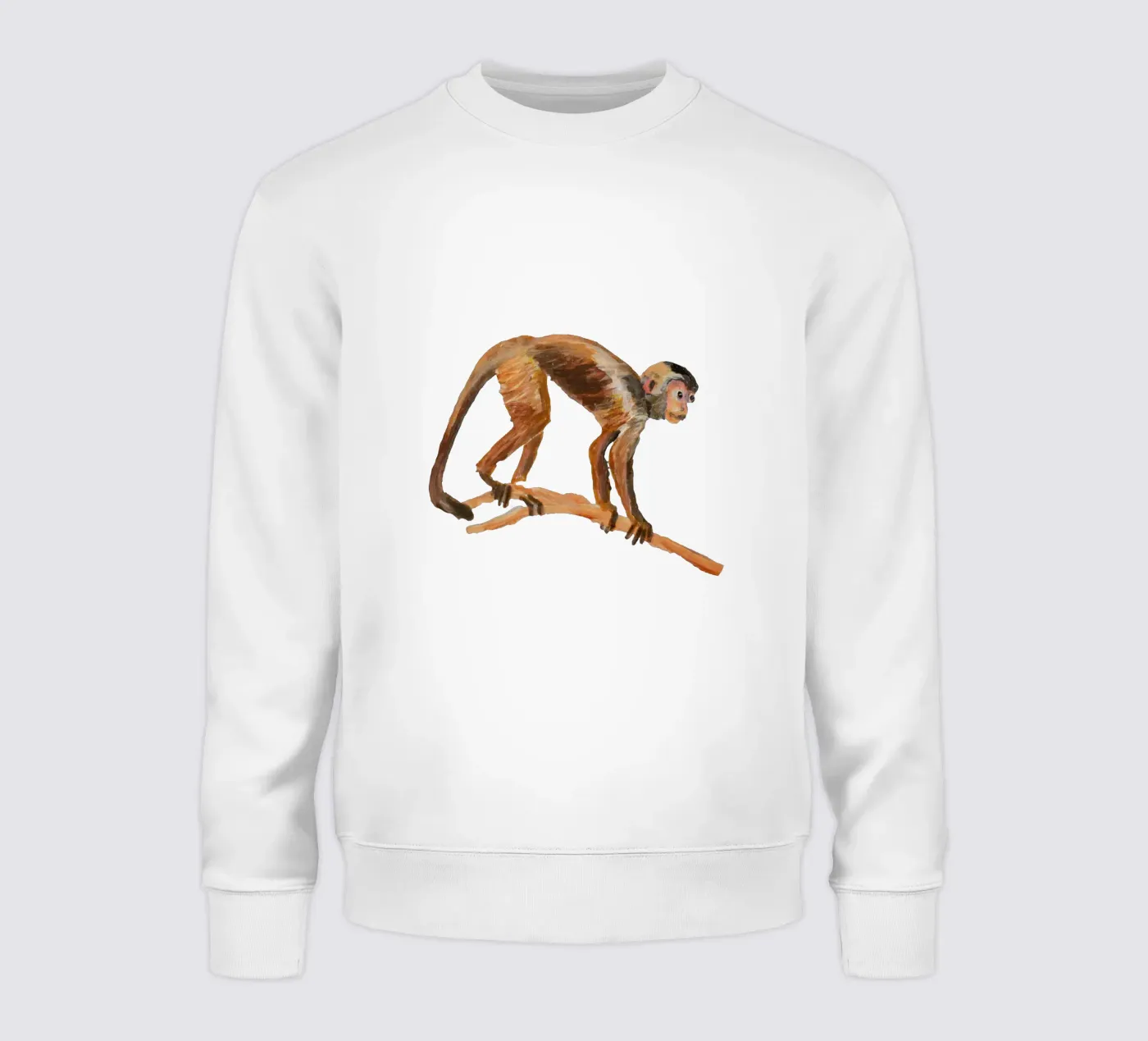 Monkey sweatshirt van Femke Zwaan