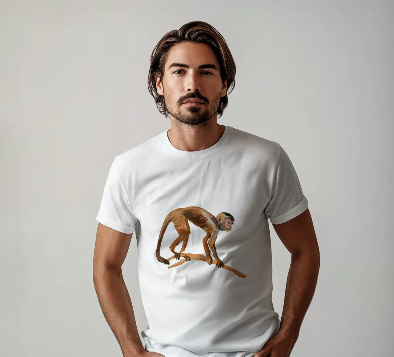 Monkey t-shirt da Femke Zwaan