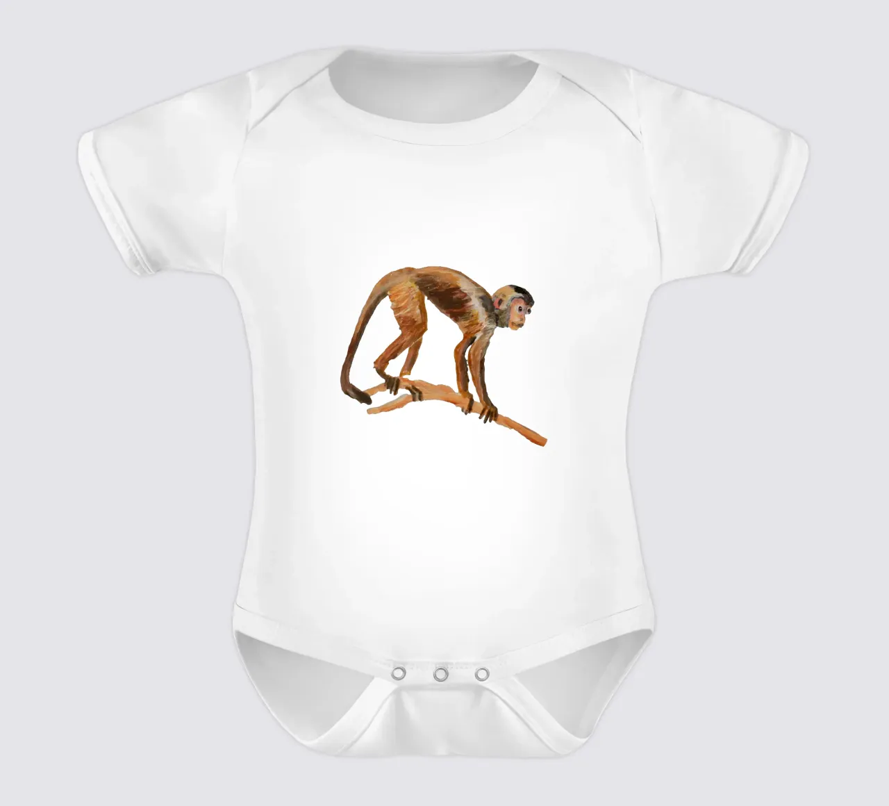 Monkey body neonato maniche corte da Femke Zwaan