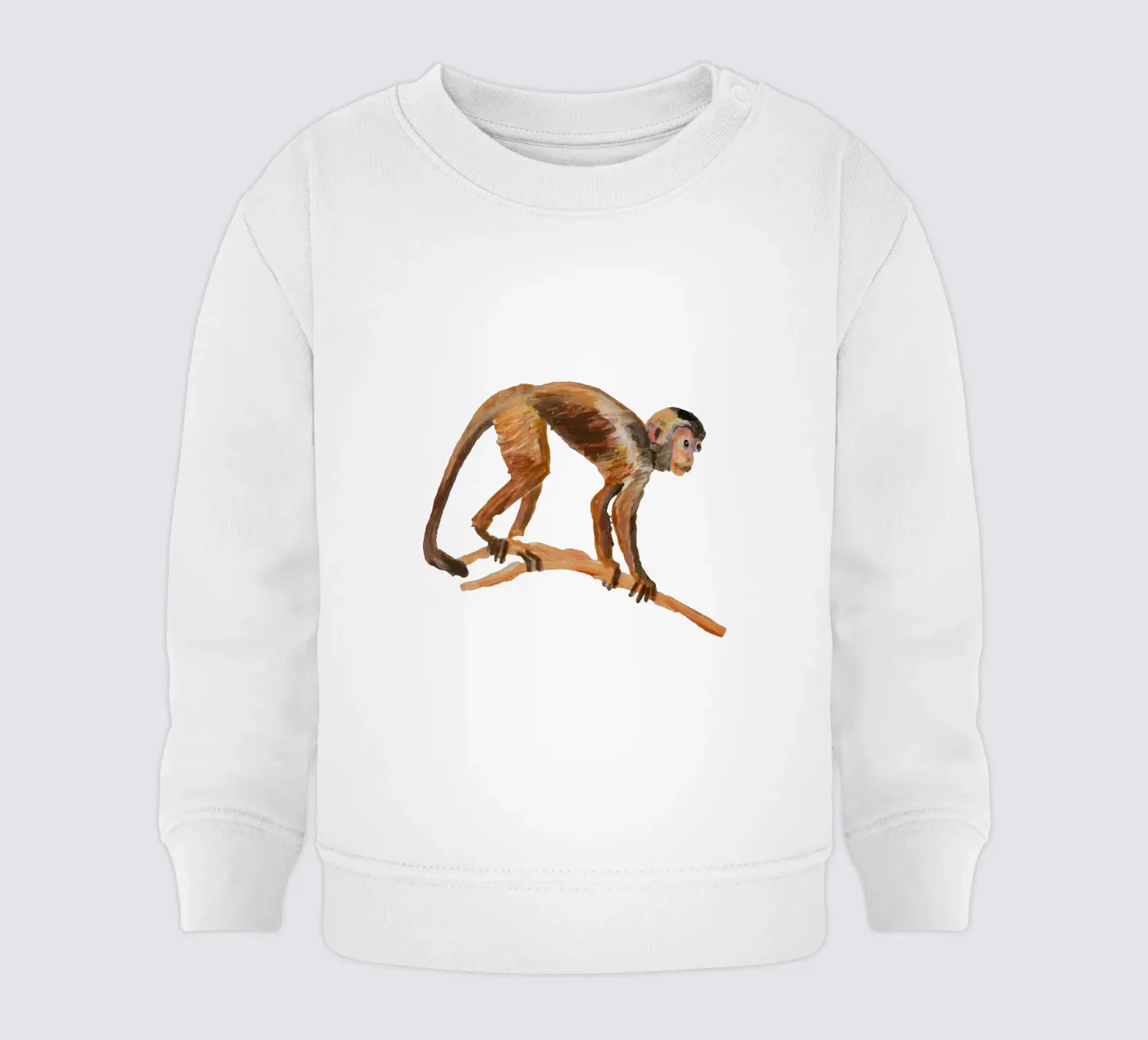 Monkey felpa neonato da Femke Zwaan