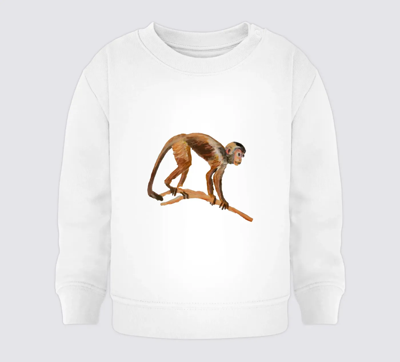 Monkey felpa neonato da Femke Zwaan