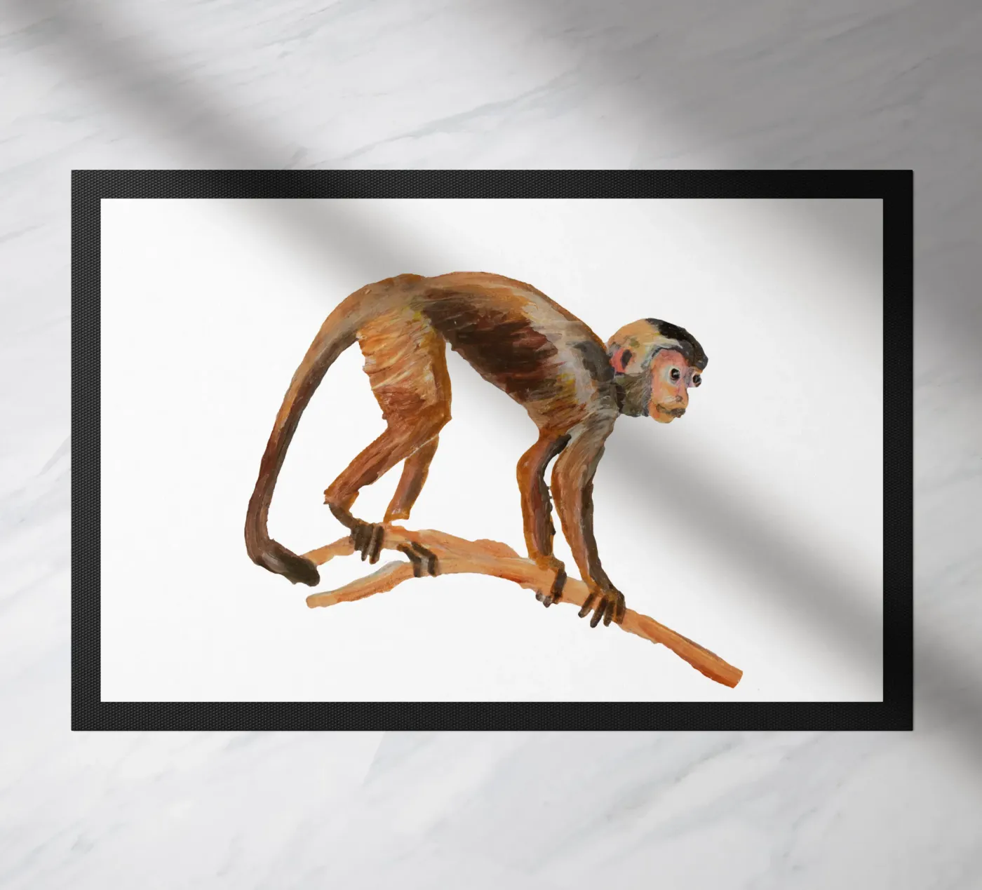 Monkey doormat by Femke Zwaan