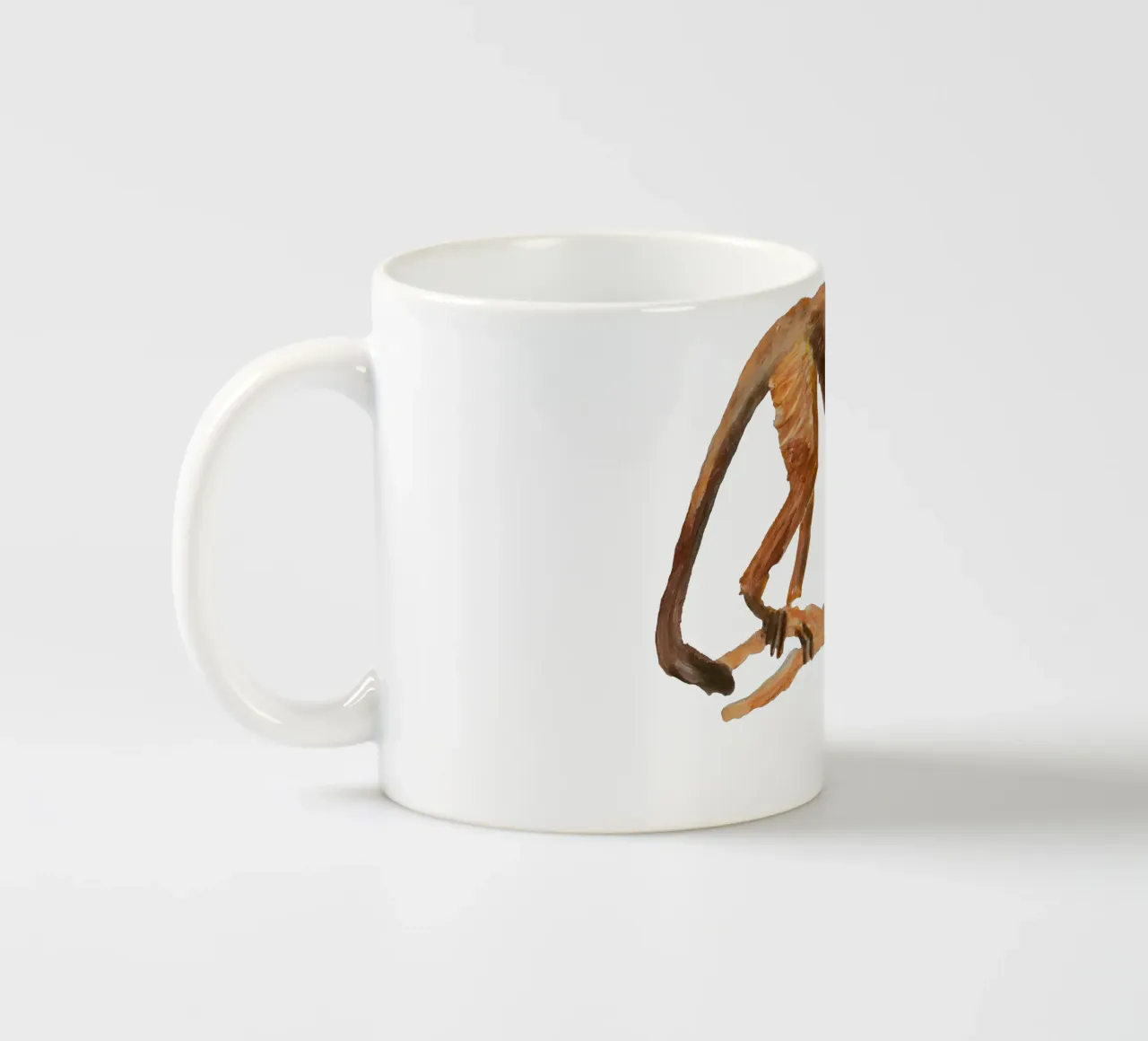 Monkey tazza in ceramica da Femke Zwaan