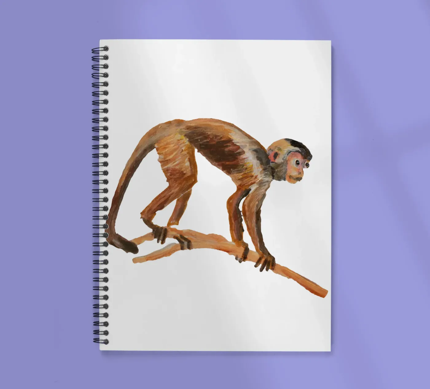 Monkey spiral notebook by Femke Zwaan