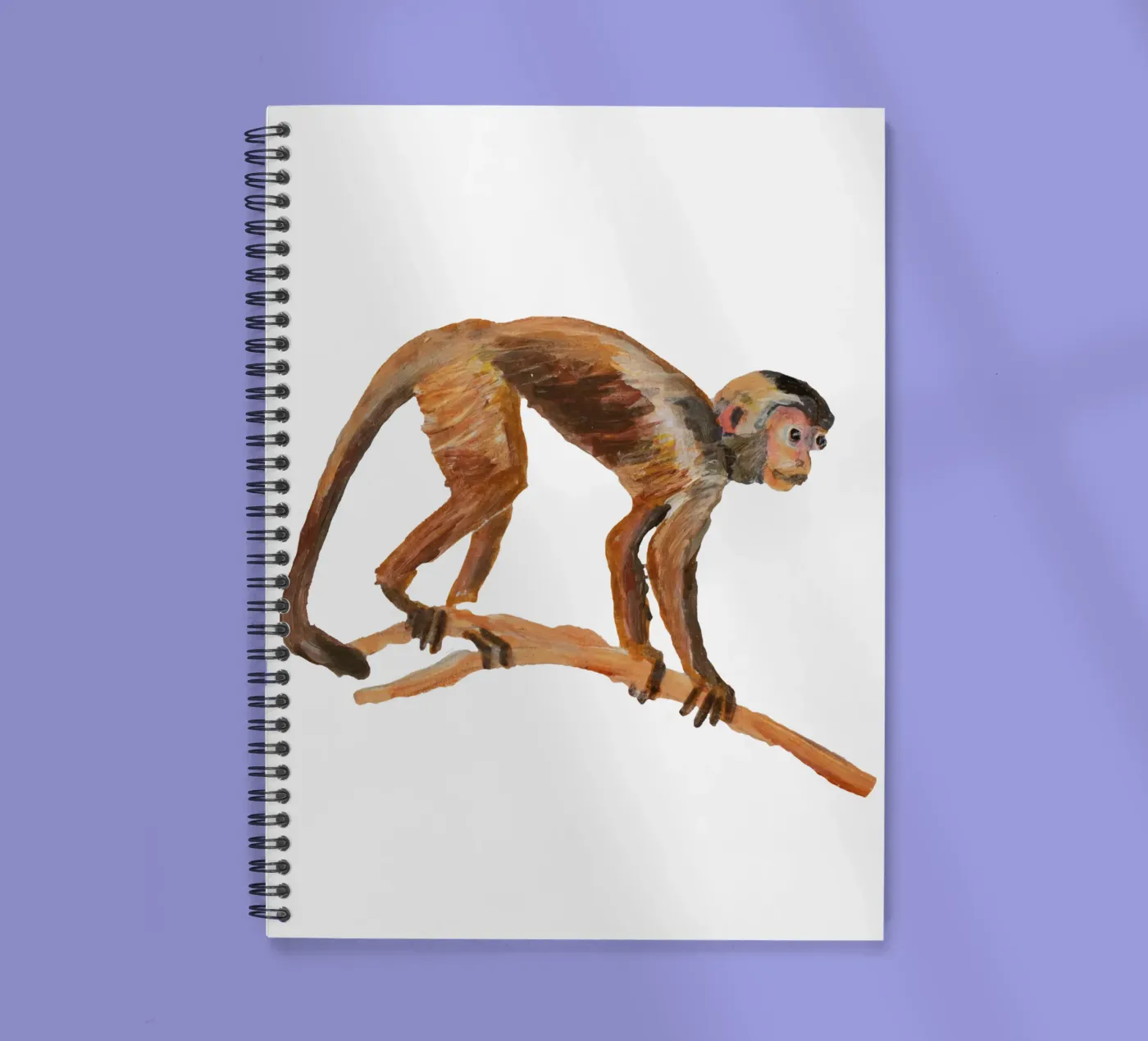 Monkey spiral notebook by Femke Zwaan