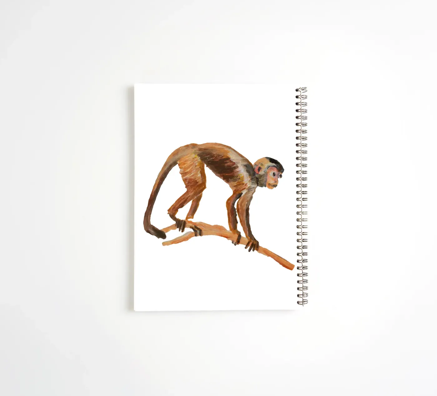 Monkey spiral notebook by Femke Zwaan