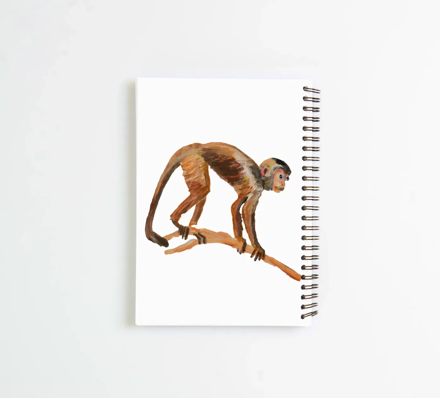 Monkey spiral notebook by Femke Zwaan