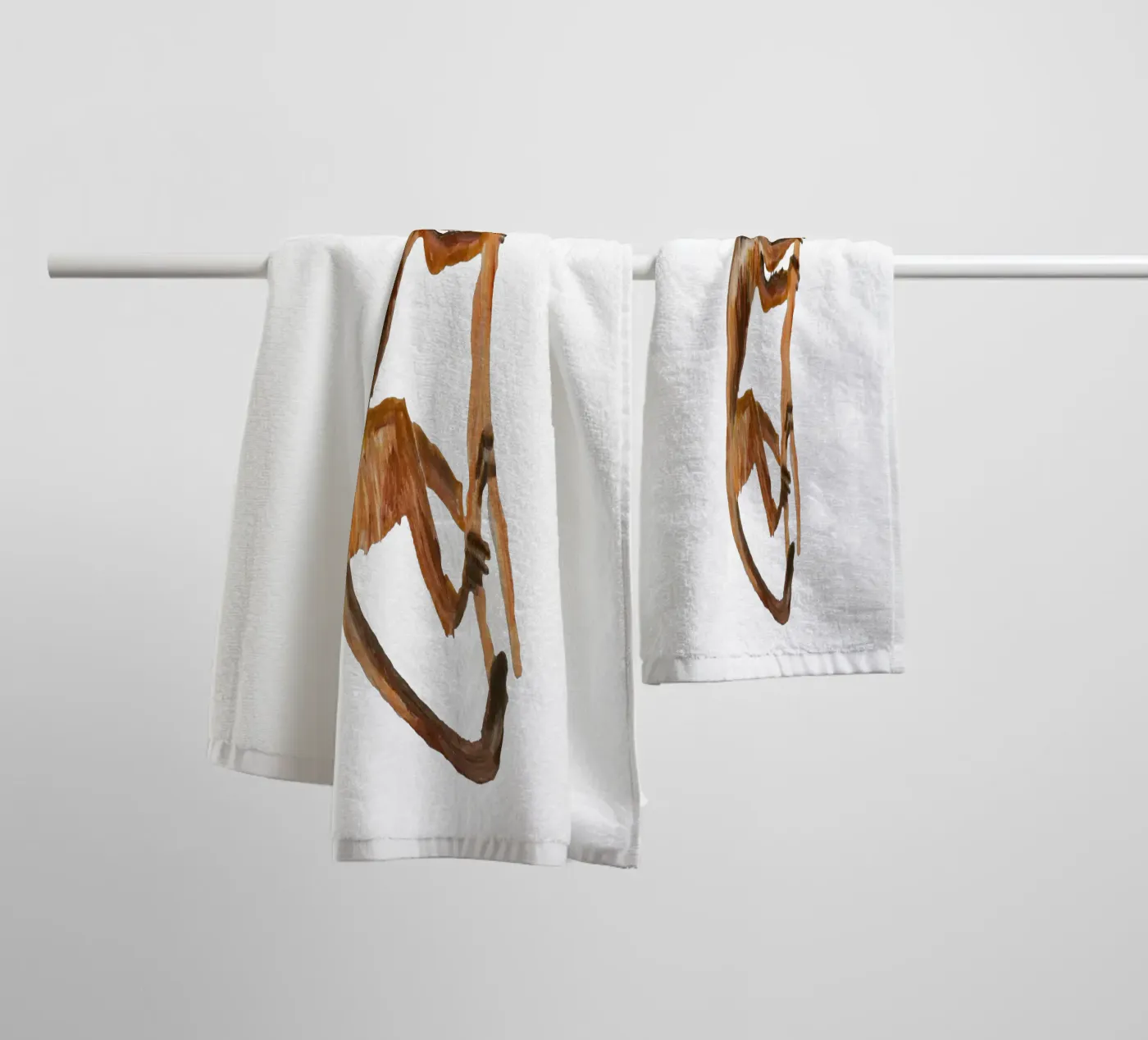 Monkey badhanddoek van Femke Zwaan