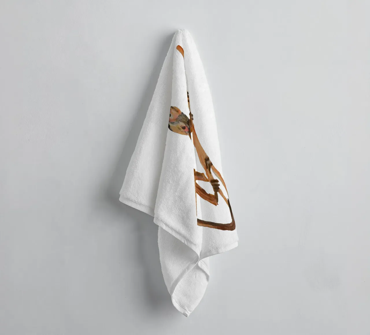 Monkey towel by Femke Zwaan