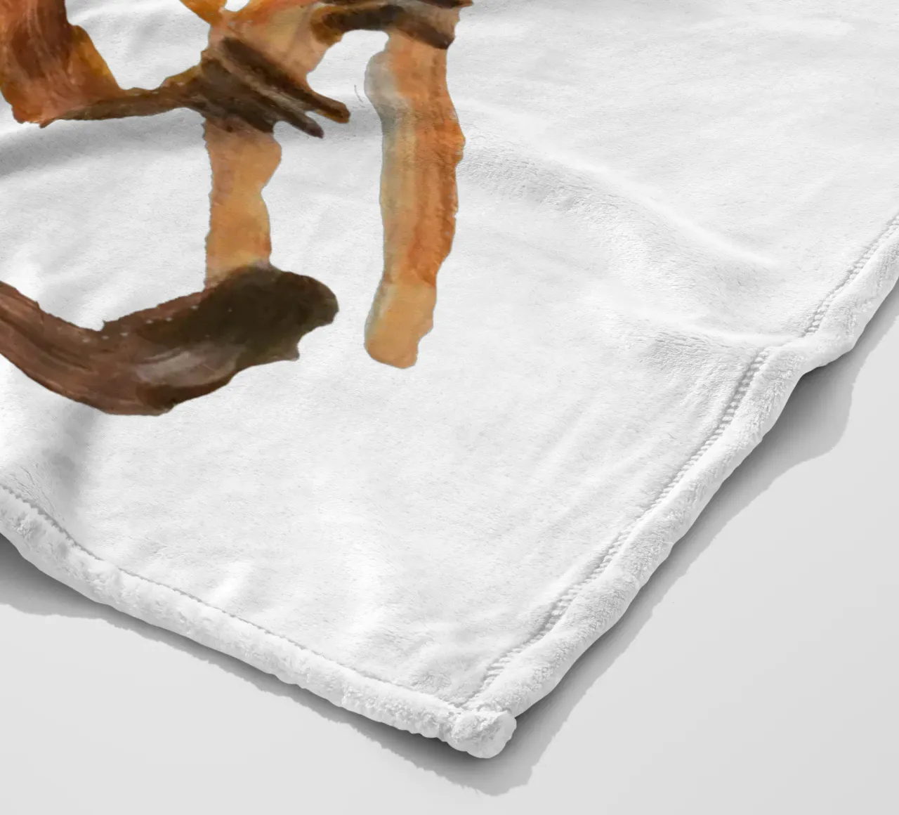 Monkey fleecedeken van Femke Zwaan