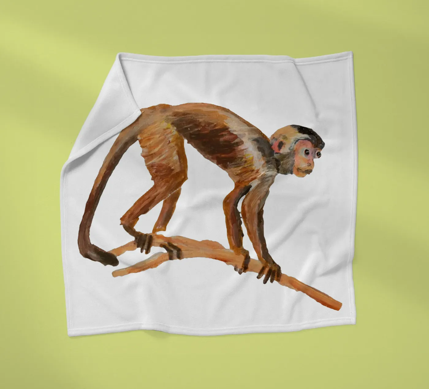 Monkey Fleecedecke von Femke Zwaan