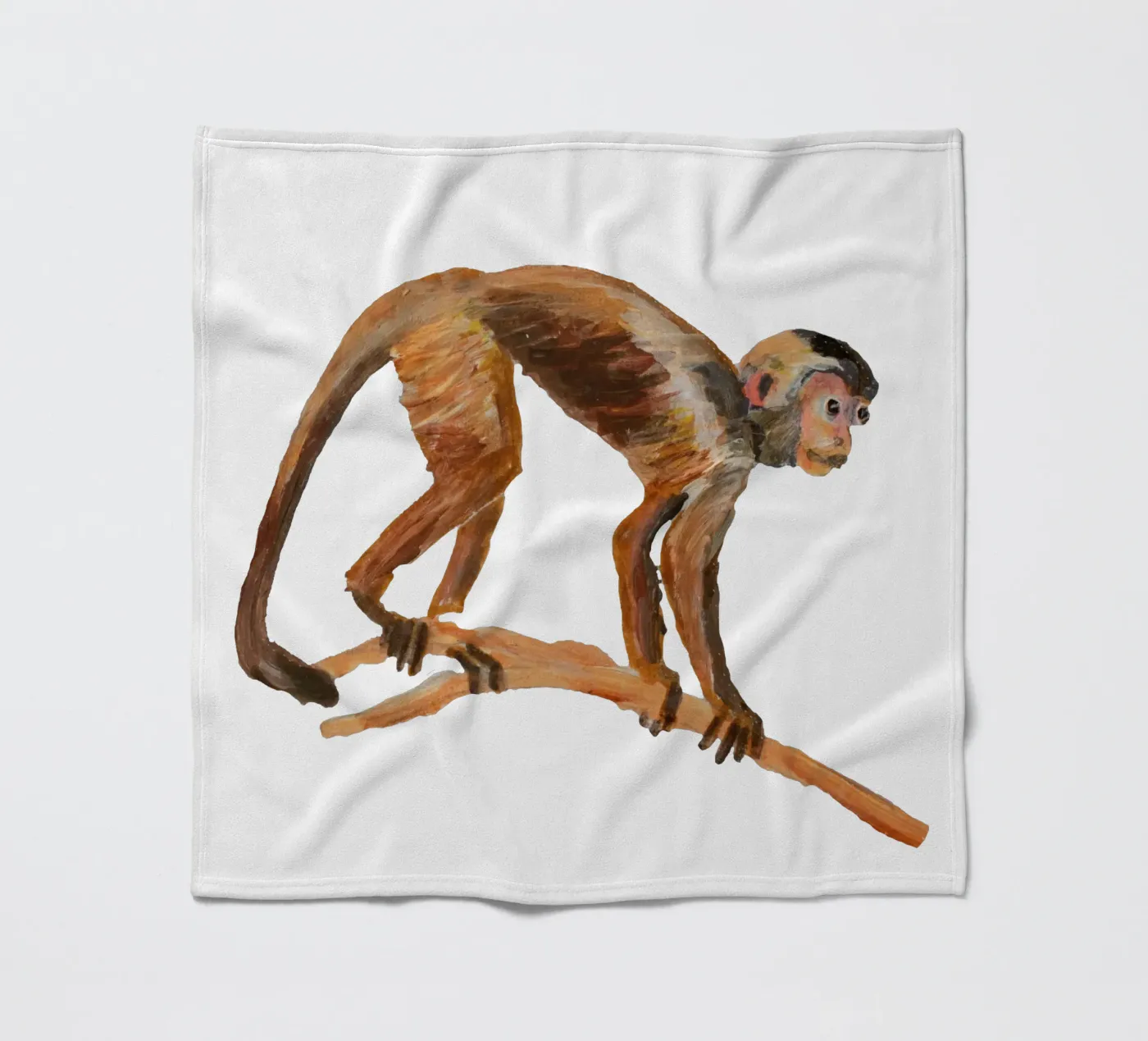 Monkey Fleecedecke von Femke Zwaan