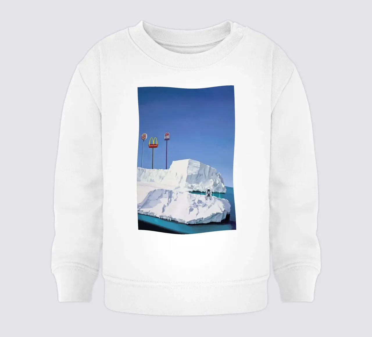 The Iceberg felpa neonato da Scott Listfield