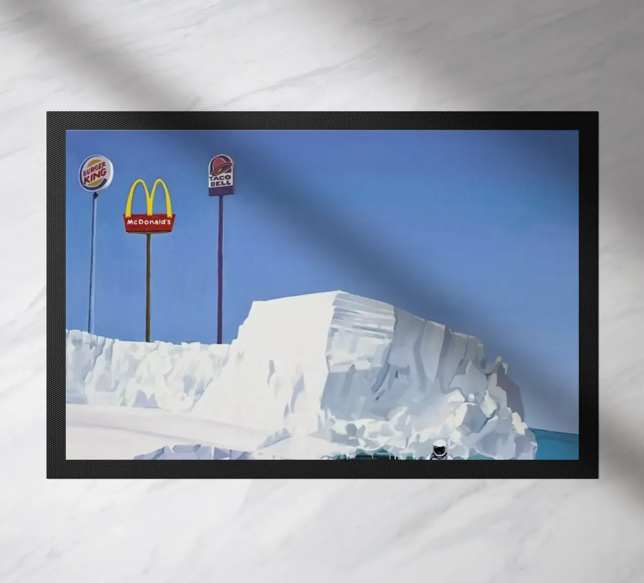 The Iceberg deurmat van Scott Listfield