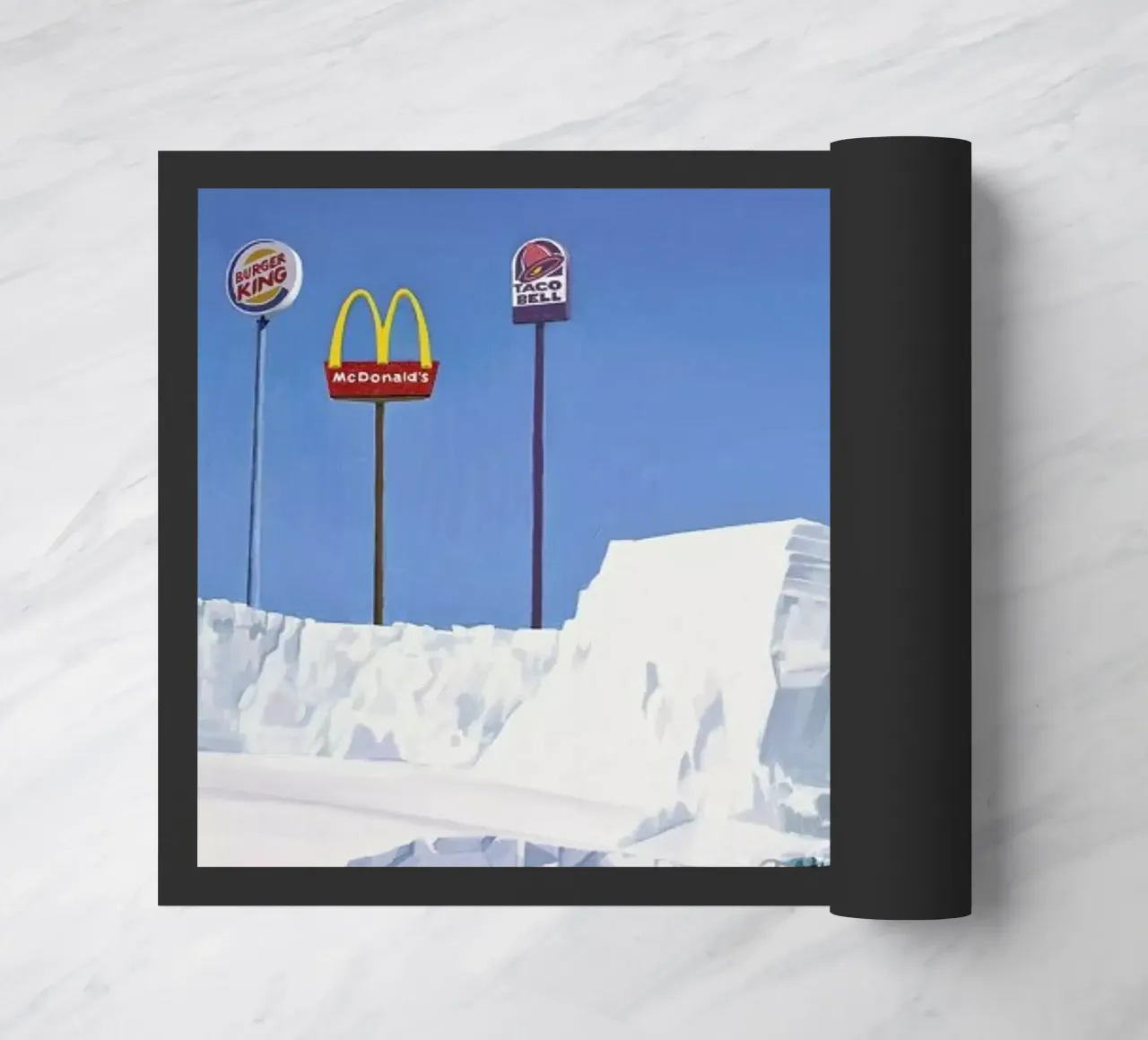 The Iceberg deurmat van Scott Listfield