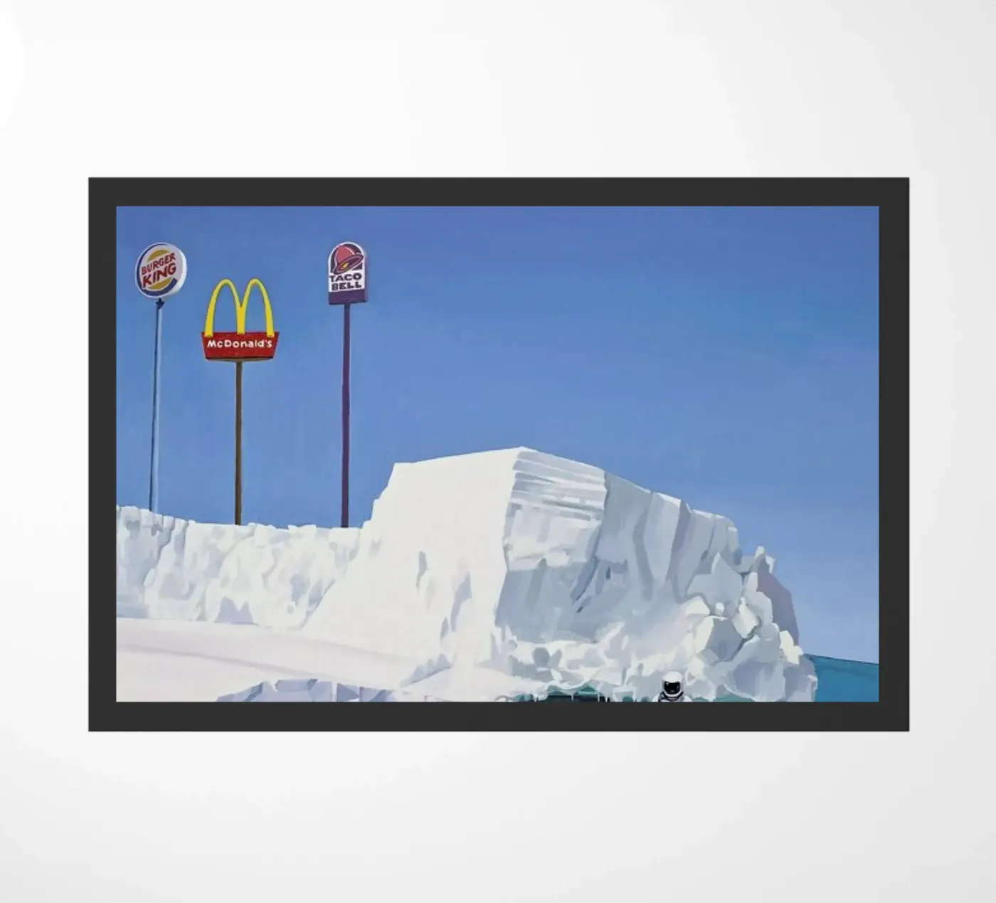 The Iceberg Fußmatte von Scott Listfield