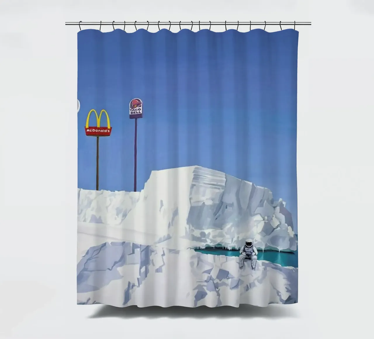 The Iceberg rideau de douche de Scott Listfield