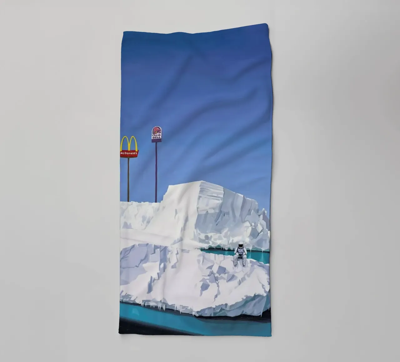 The Iceberg towel by Scott Listfield