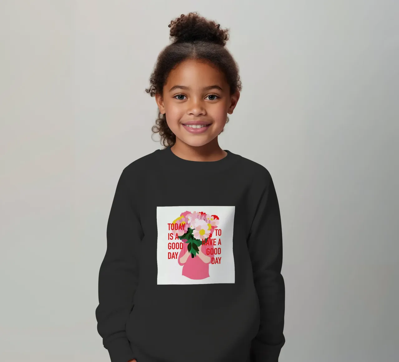 Today Is a Good Day felpa bambino da Céleste Wallaert