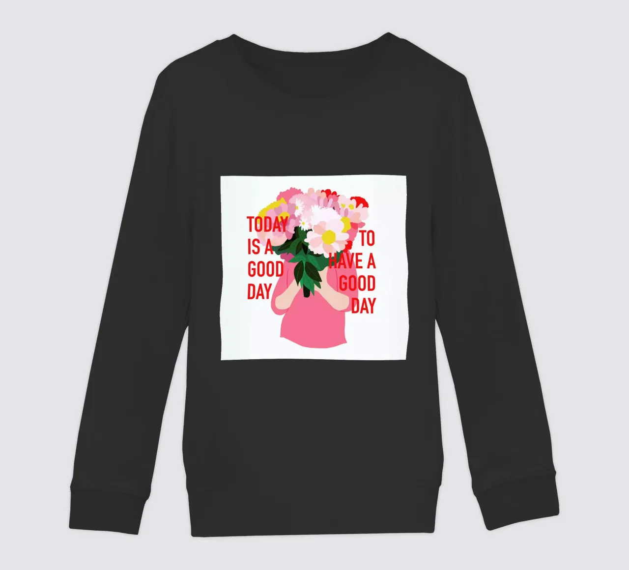 Today Is a Good Day felpa bambino da Céleste Wallaert