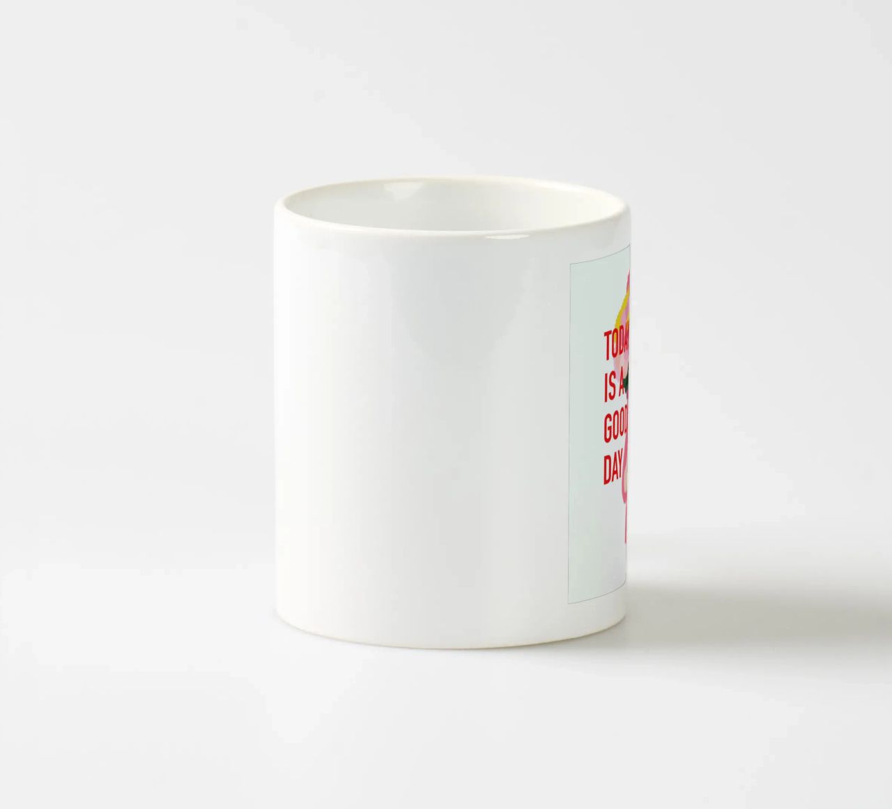 Today Is a Good Day tazza in ceramica da Céleste Wallaert