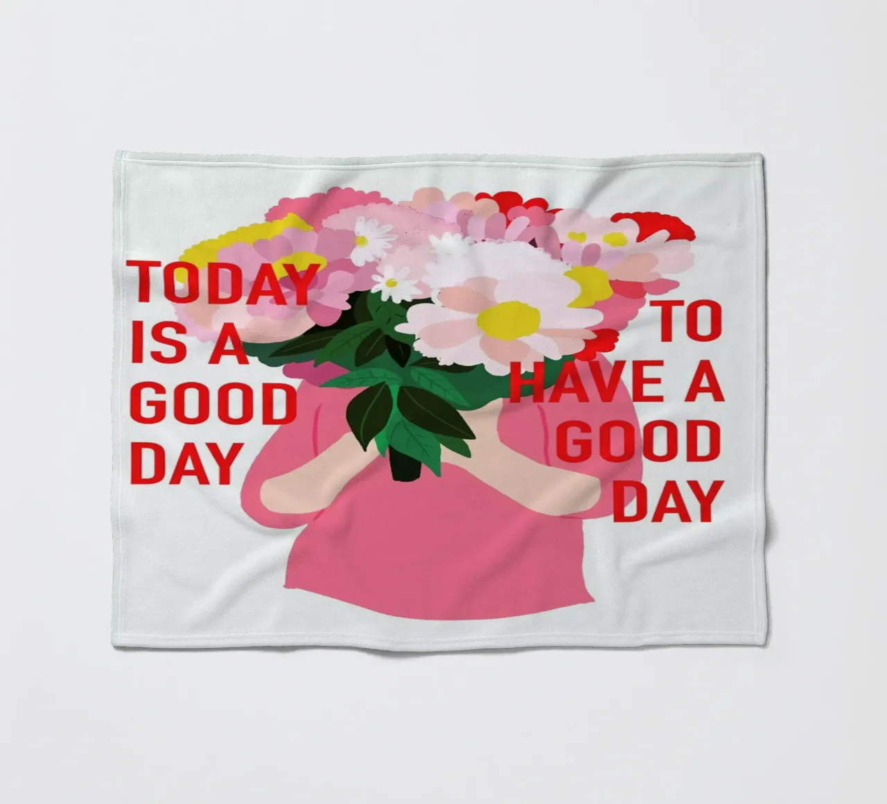 Today Is a Good Day coperta in pile da Céleste Wallaert