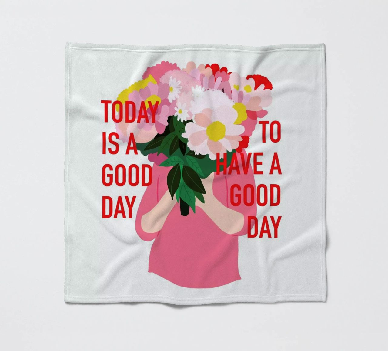 Today Is a Good Day coperta in pile da Céleste Wallaert