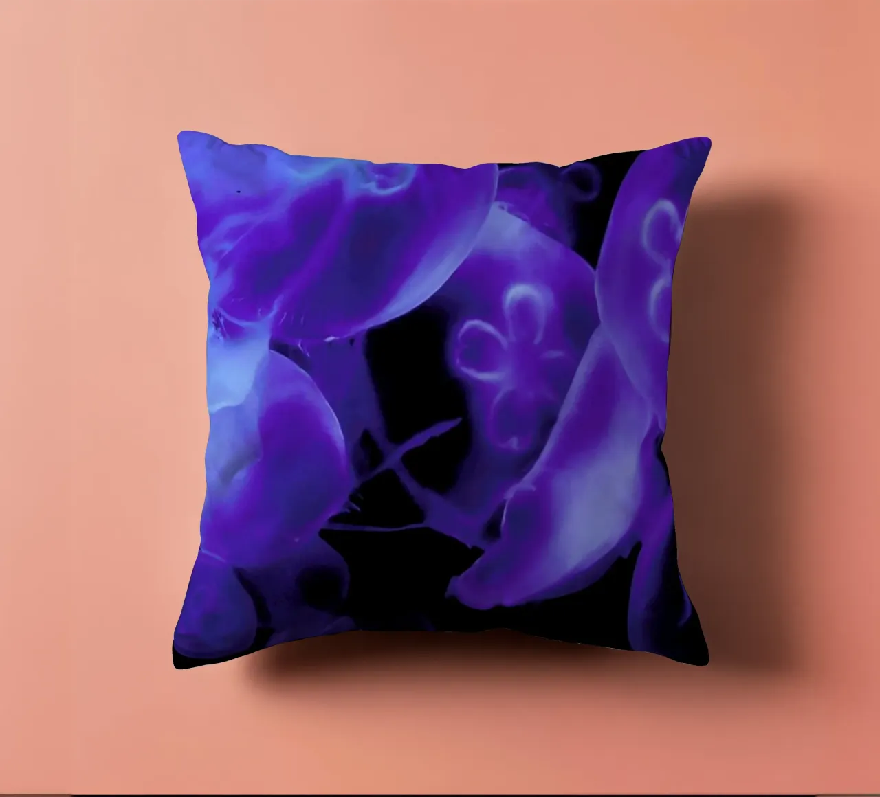 Blue Jellyfish cuscino da Babett Schultze