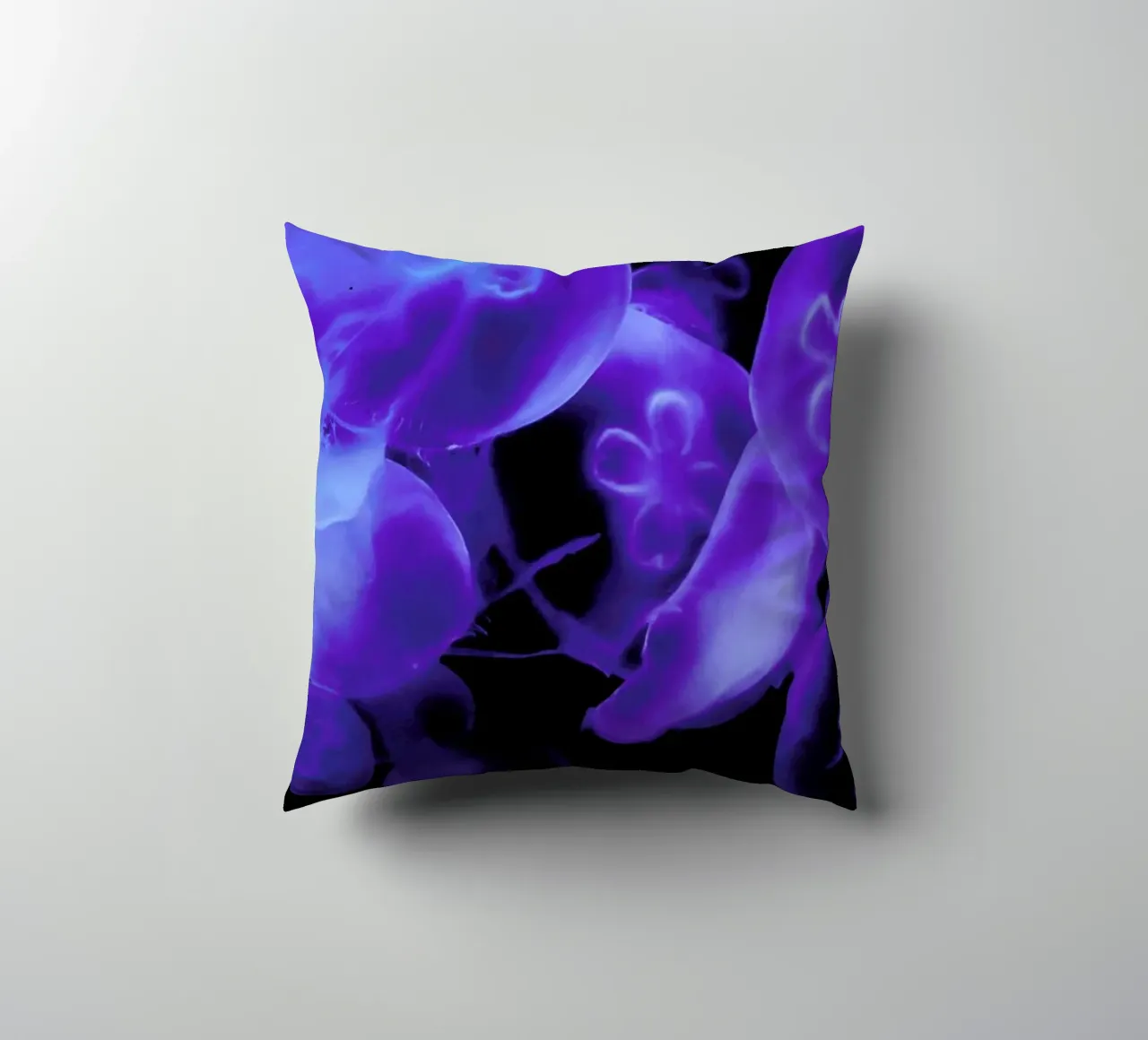 Blue Jellyfish cuscino da Babett Schultze