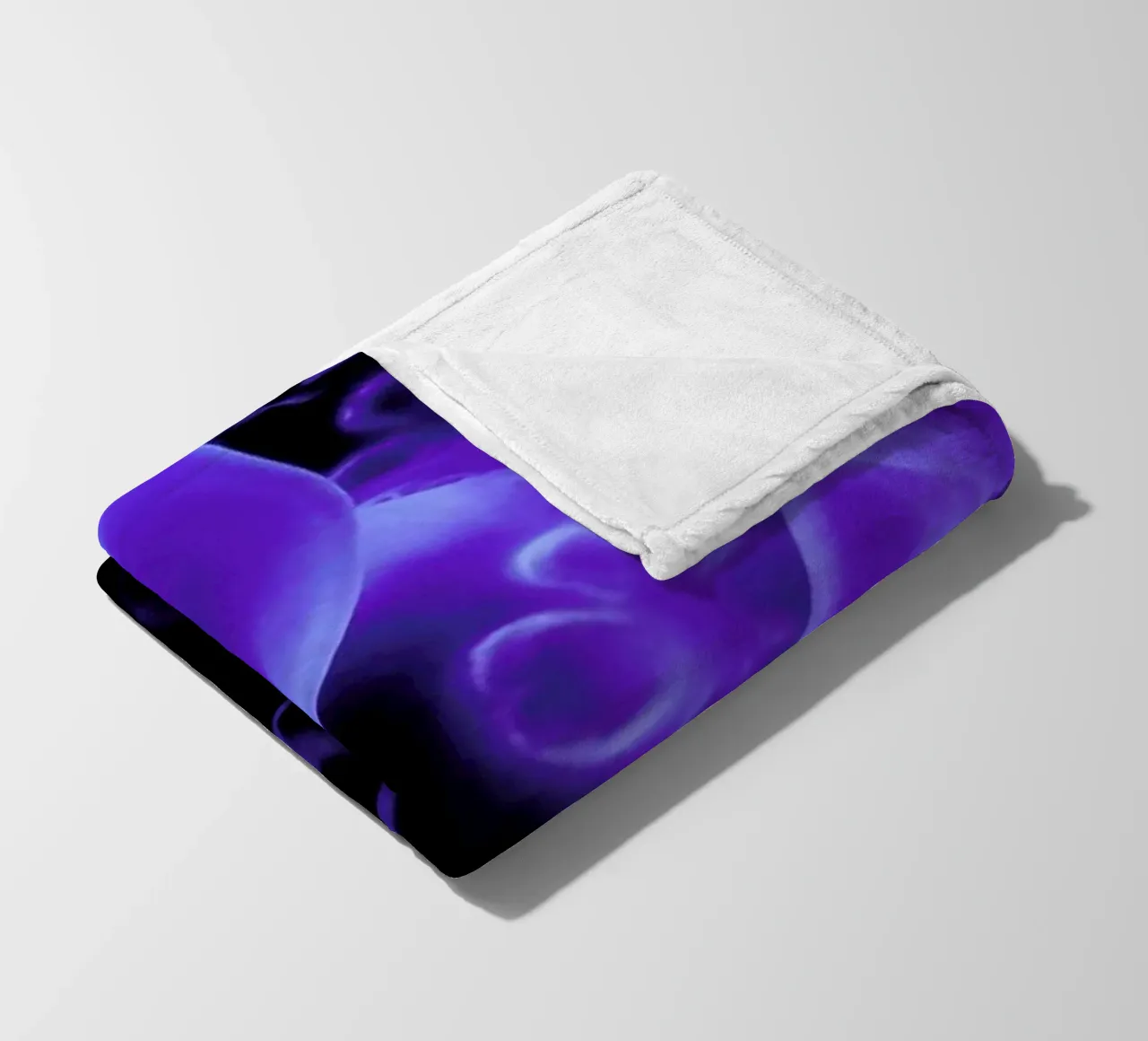 Blue Jellyfish coperta in pile da Babett Schultze