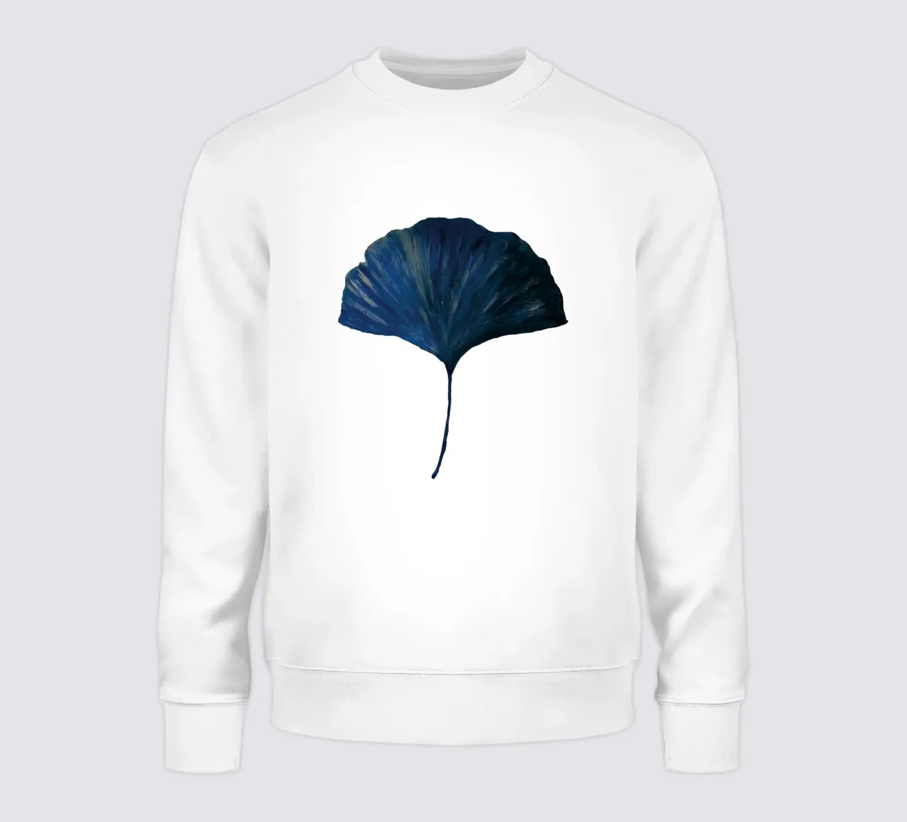 Ginkgo leave blue felpa da Femke Zwaan