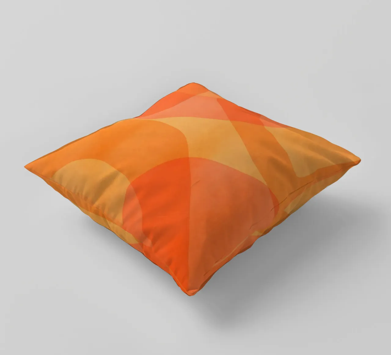 Ambra Arancione Calendula Flusso astratto cuscino da Andrea Haase Modern Home
