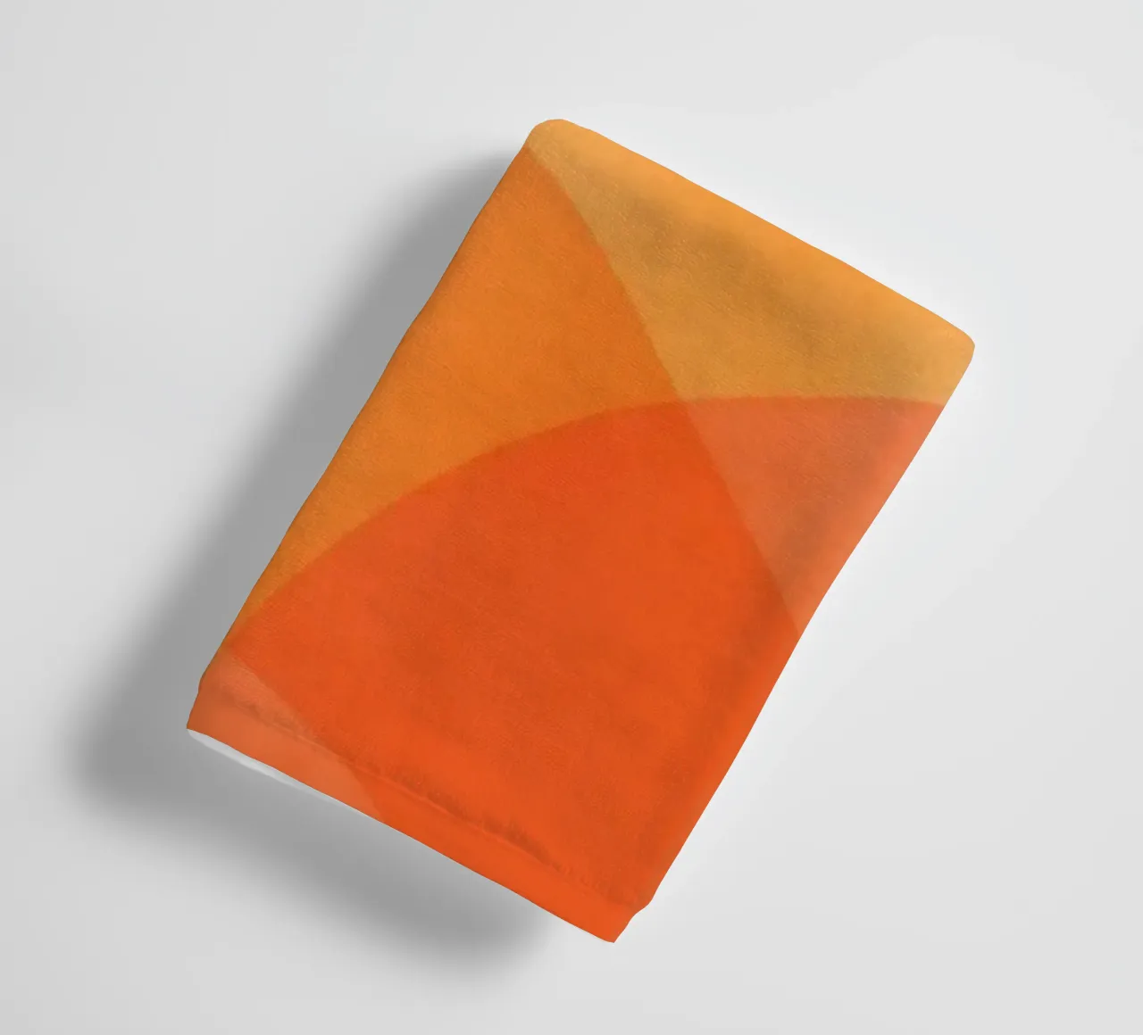 Amber Oranje Goudsbloem Abstract Flow badhanddoek van Andrea Haase Modern Home