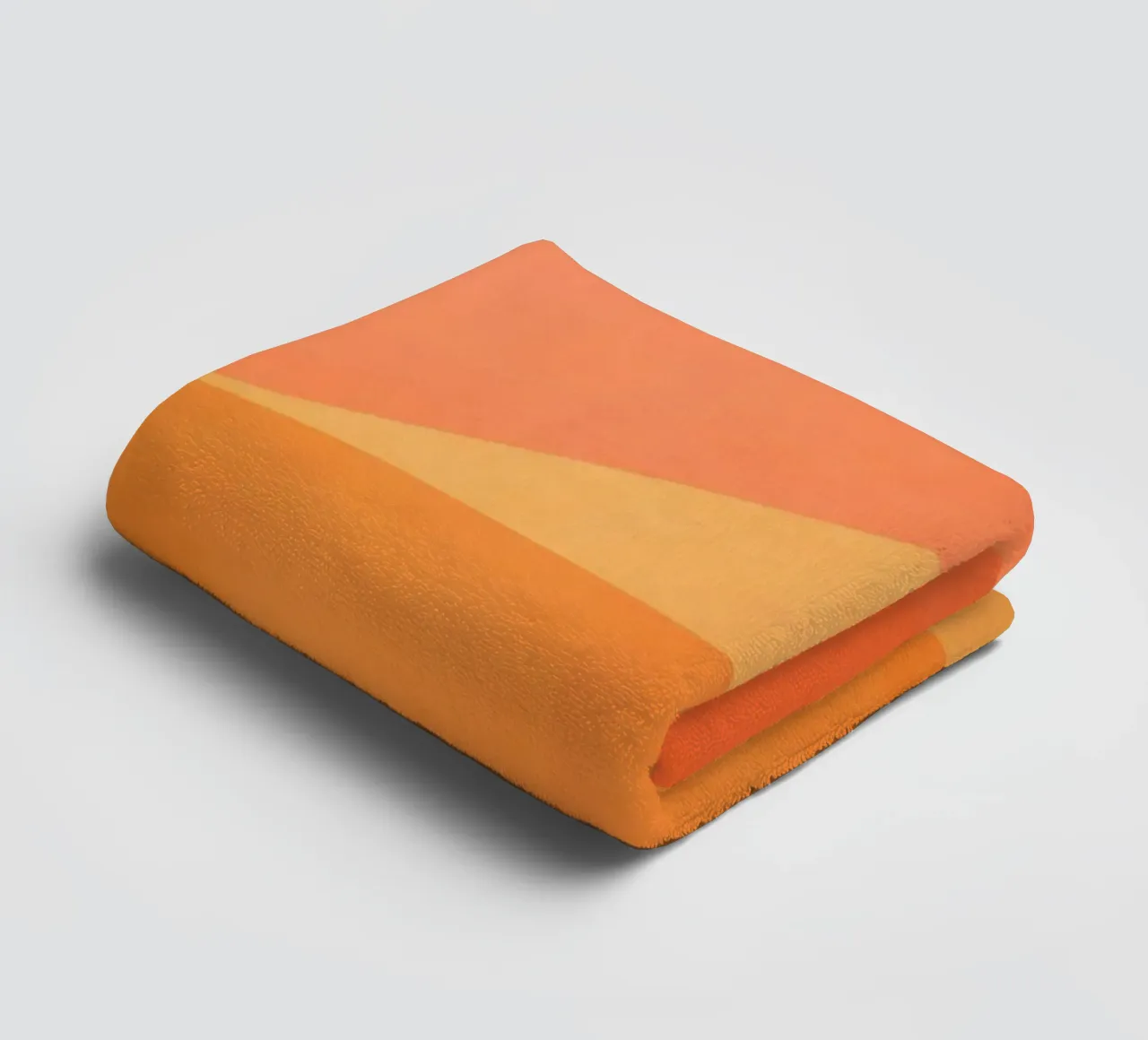 Amber Oranje Goudsbloem Abstract Flow badhanddoek van Andrea Haase Modern Home