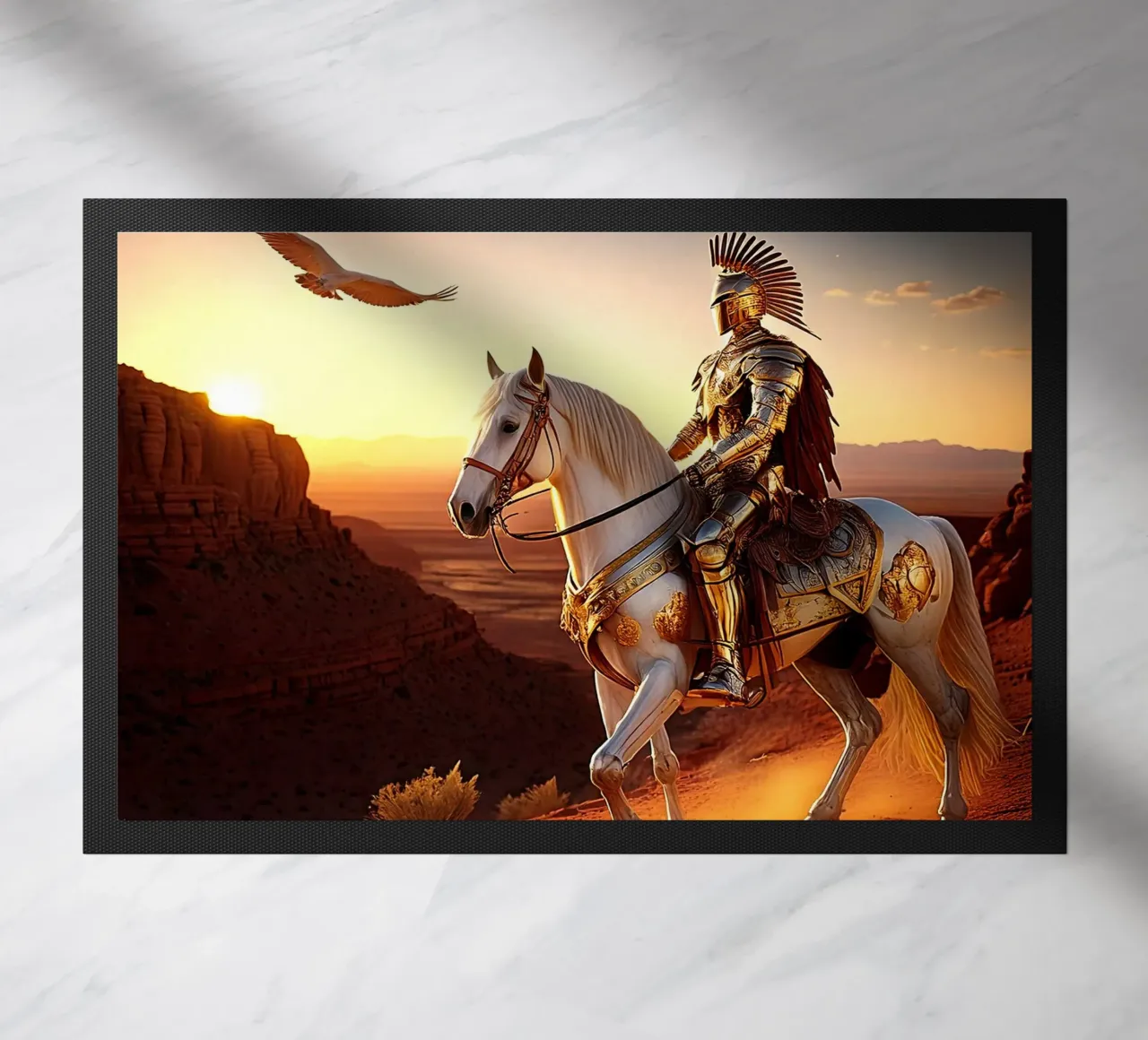CAVALIERE SU UN CAVALLO BIANCO. zerbino da Thierry vobmann photography