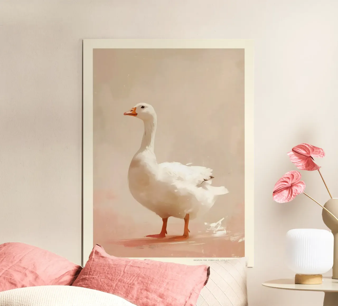 Happy Easter No 20 poster con telaio in legno da treechild