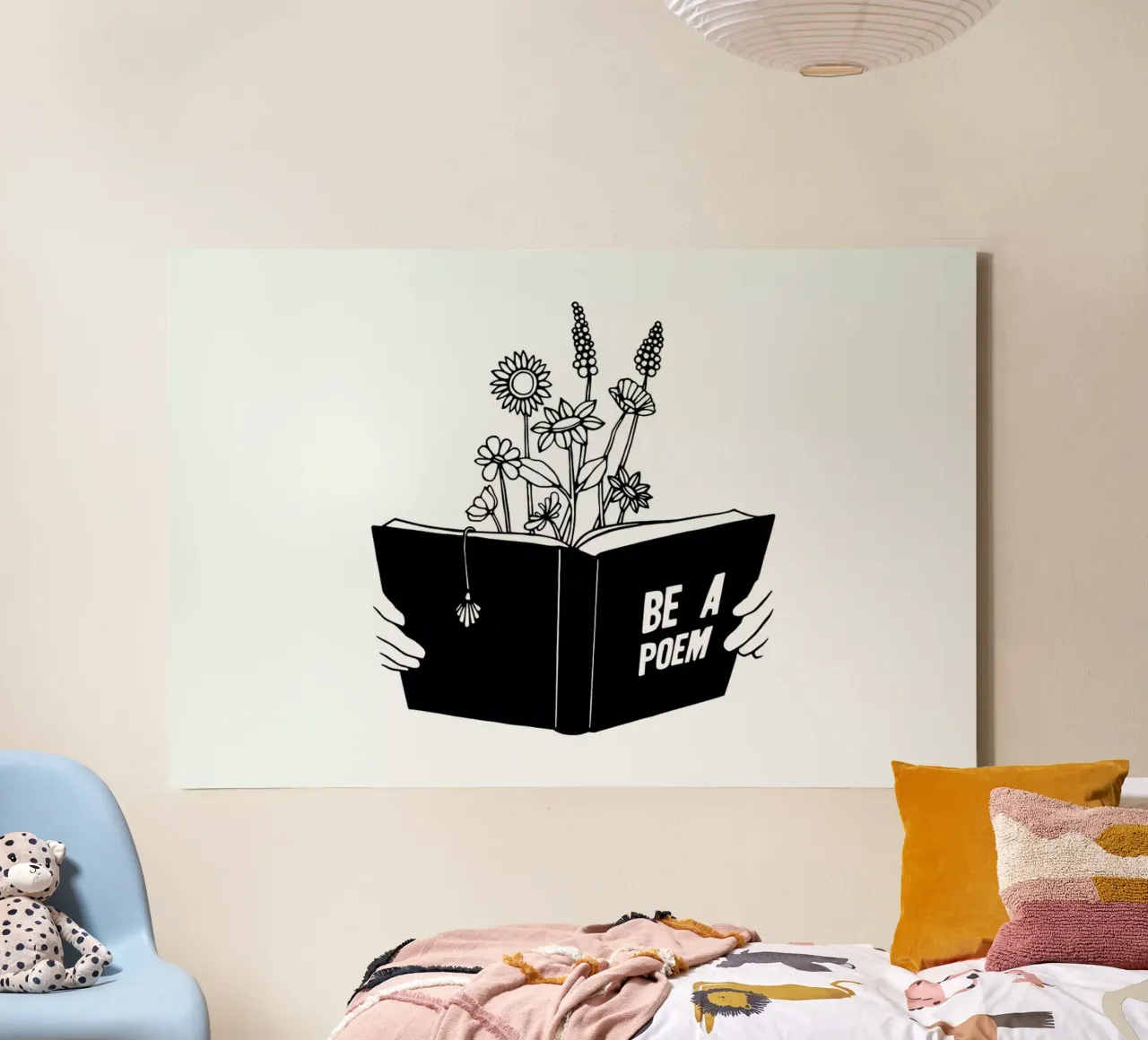 Be a Poem canvas by Ninhol