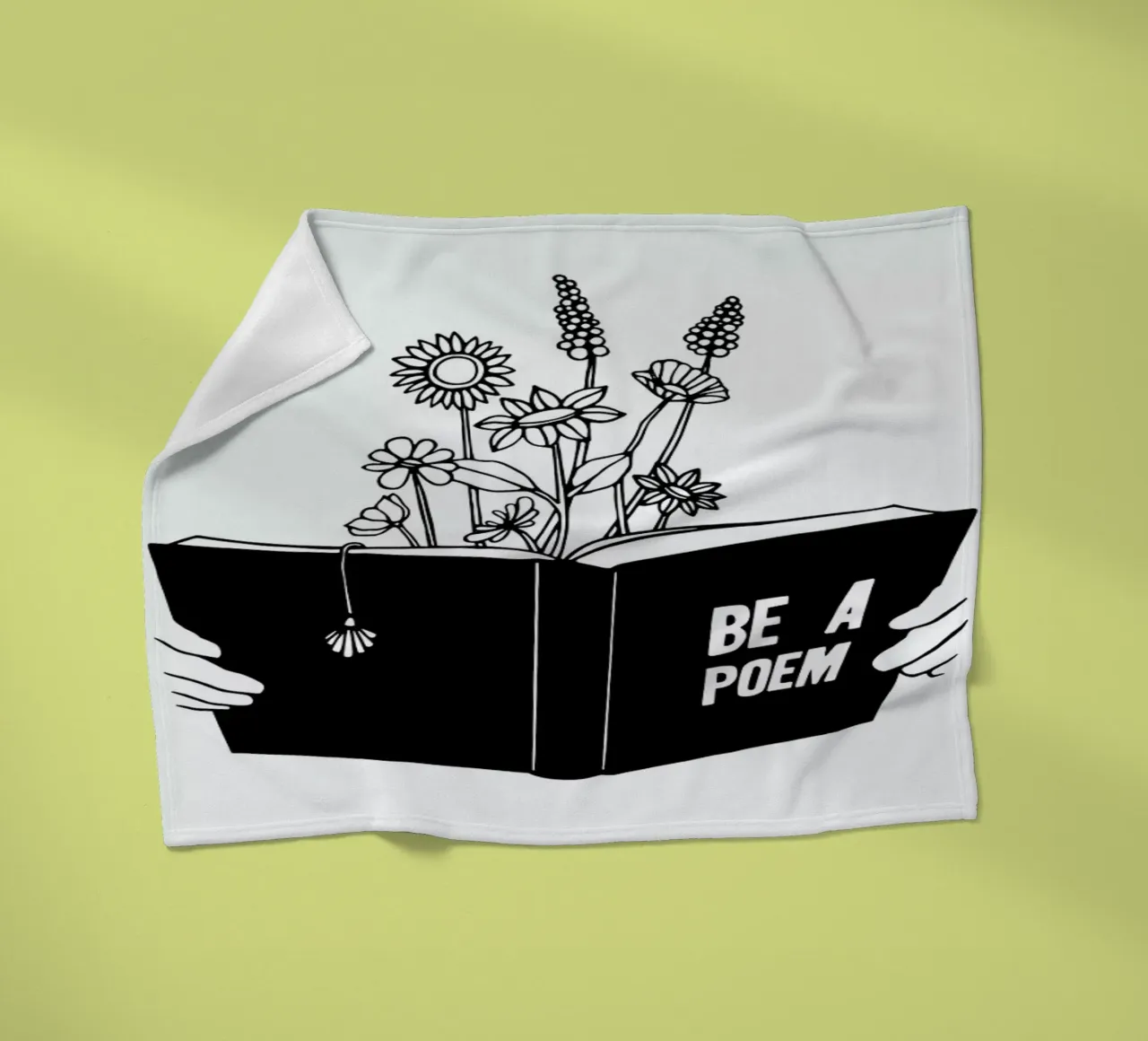 Be a Poem coperta in pile da Ninhol