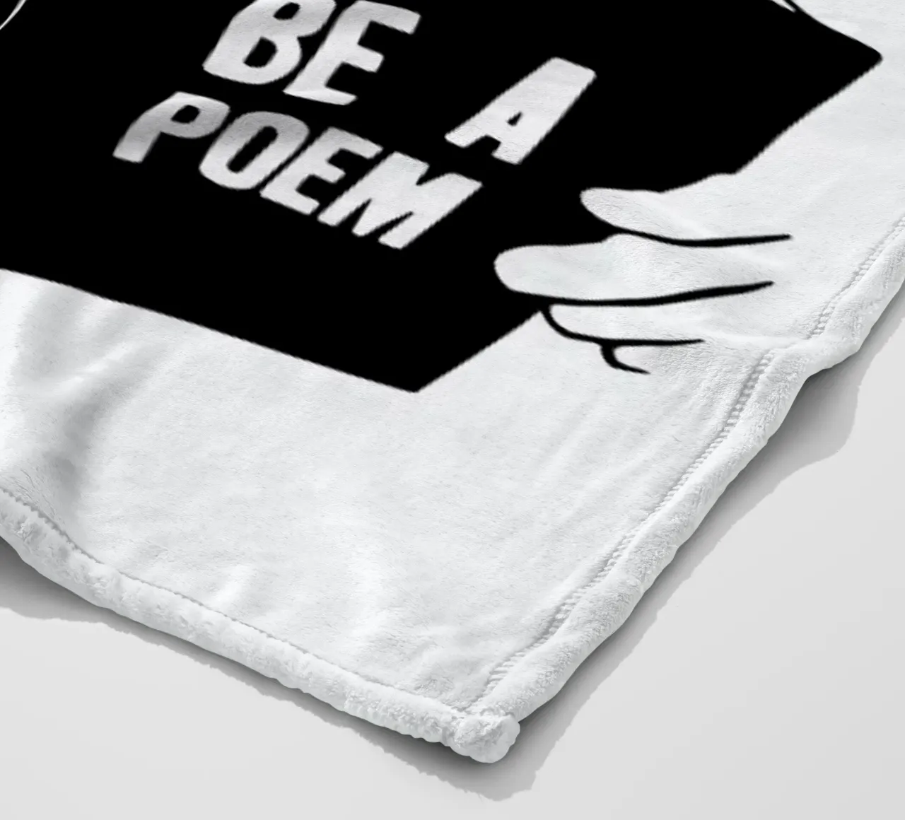 Be a Poem coperta in pile da Ninhol