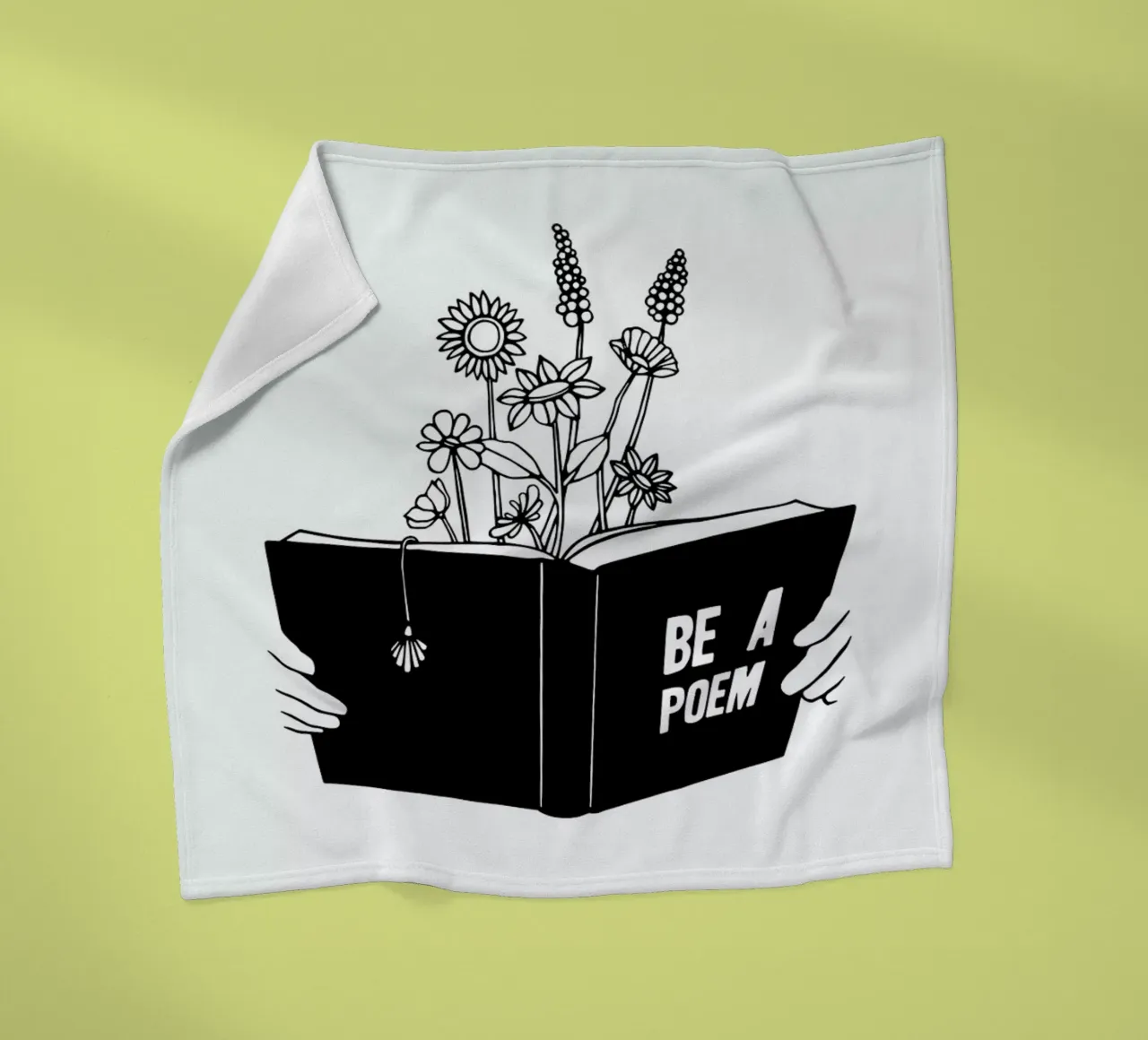 Be a Poem coperta in pile da Ninhol