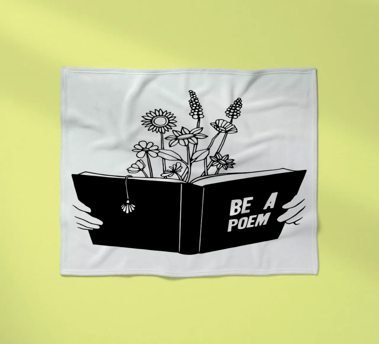 Be a Poem coperta in pile da Ninhol