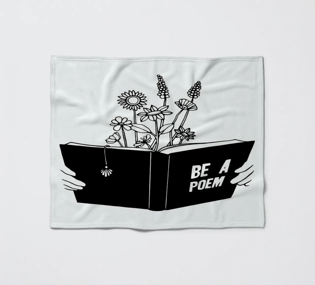 Be a Poem coperta in pile da Ninhol