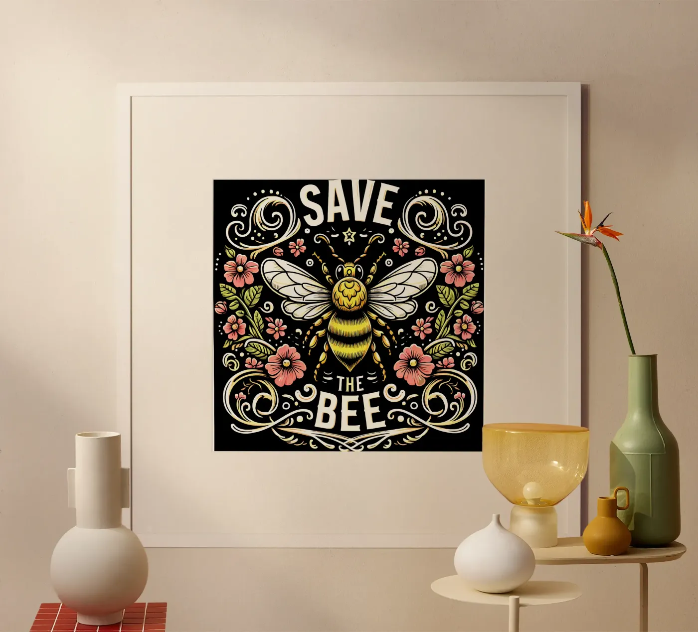 Save the bees poster by Mohs