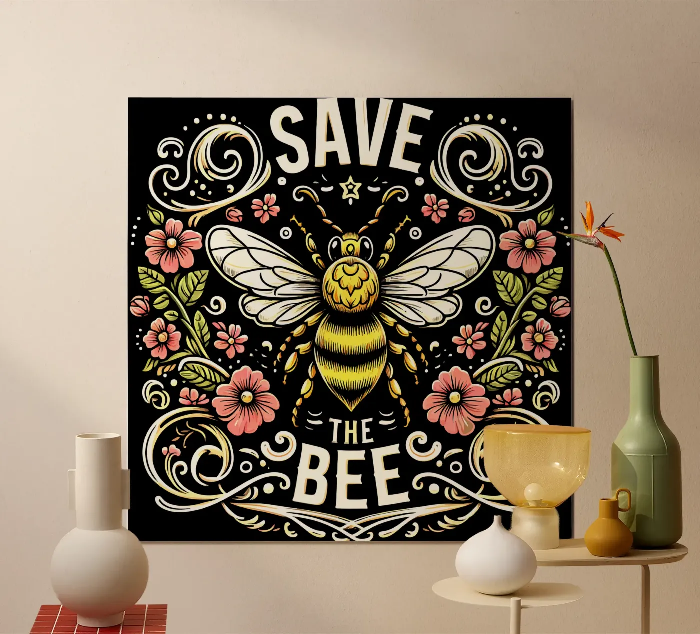 Save the bees poster by Mohs