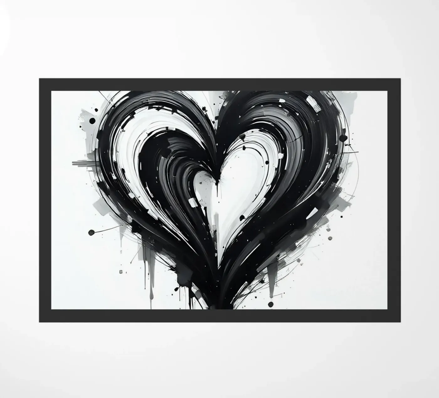 heart_black_white_5 zerbino da Pink- und LoveArt by LK