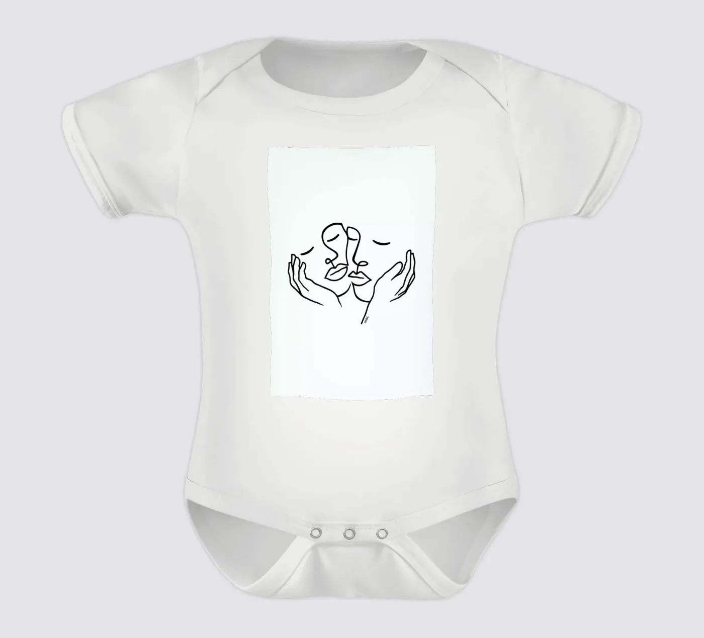 Touching short-sleeve baby romper by Ninhol