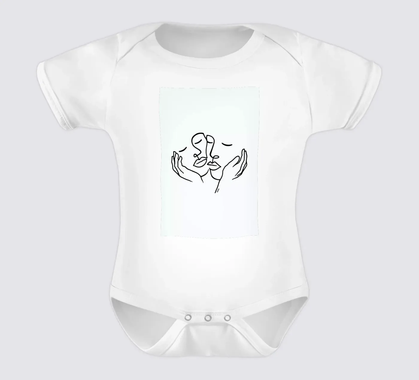 Touching short-sleeve baby romper by Ninhol