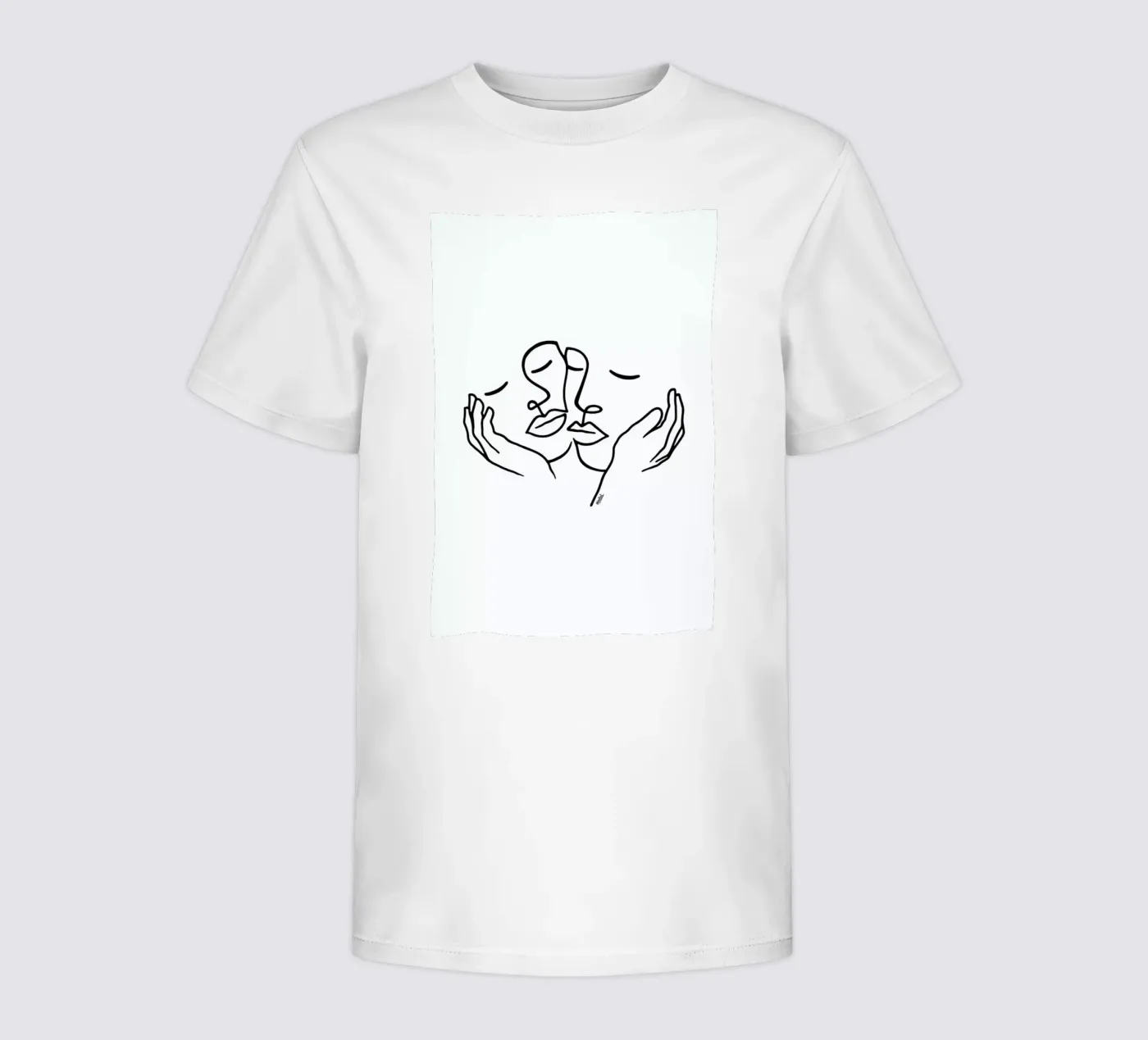 Touching kinder t-shirt van Ninhol