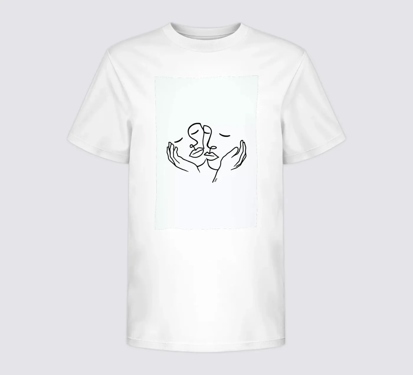 Touching kinder t-shirt van Ninhol